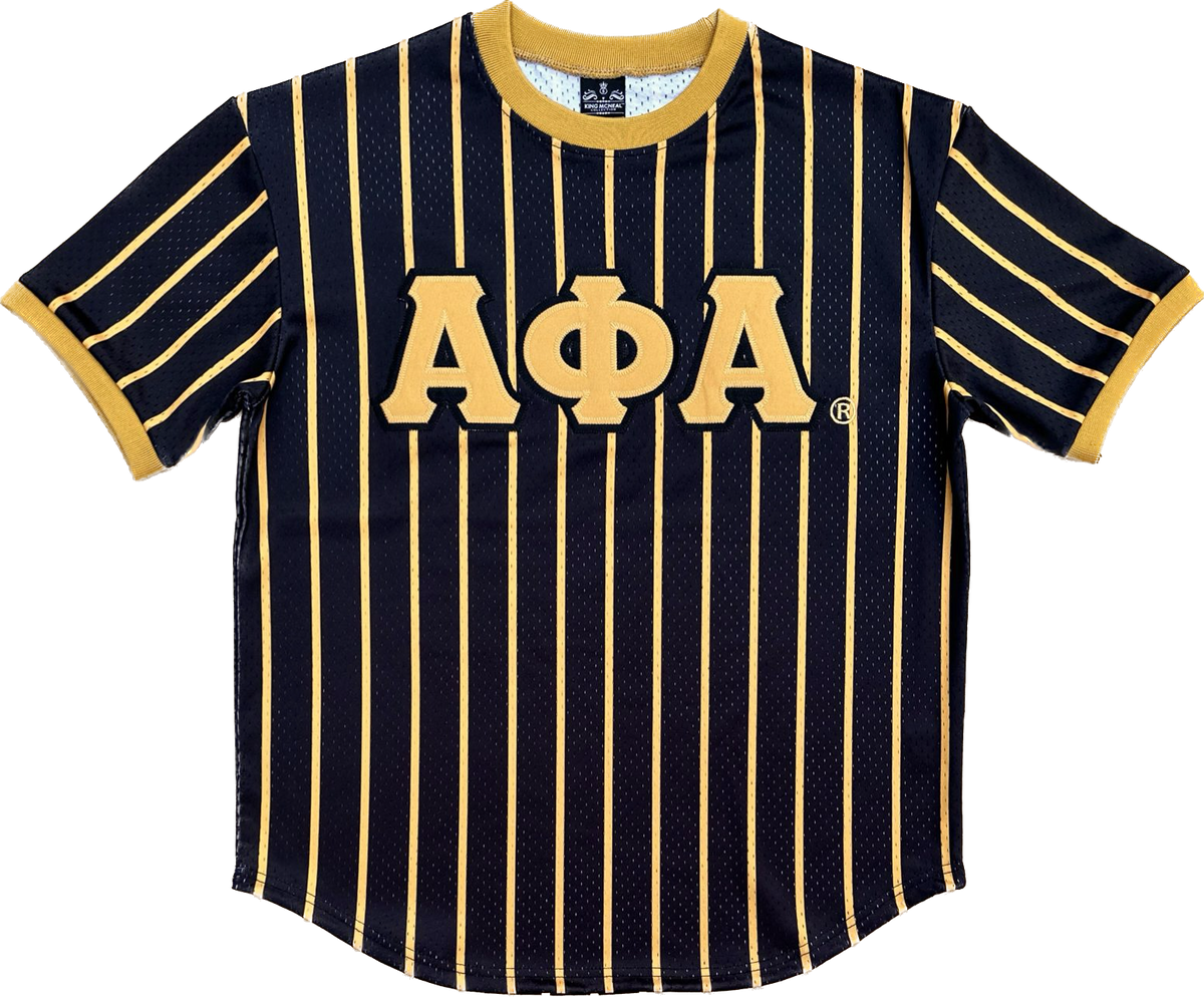 Delta Black Striped Baseball Jersey – The King McNeal Collection