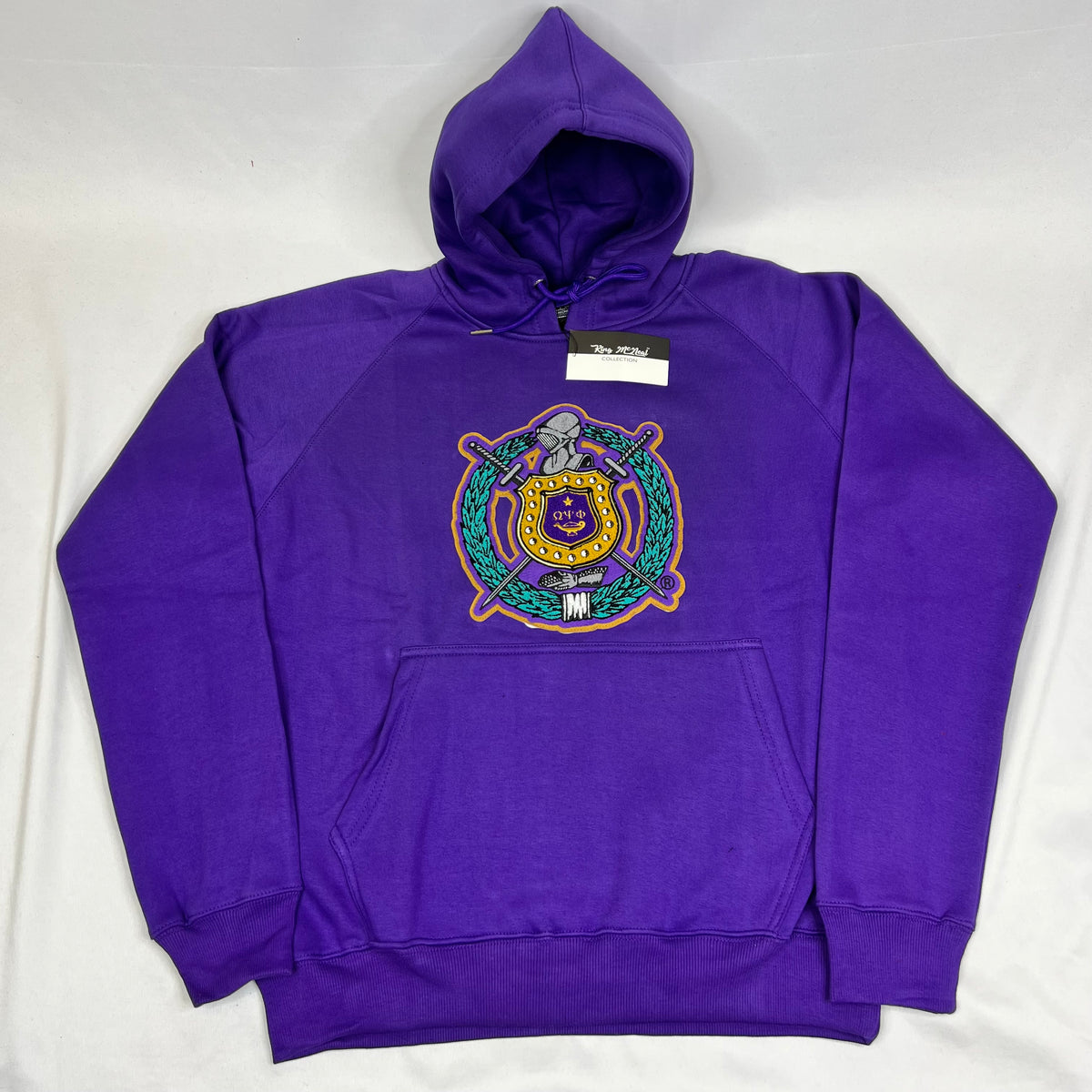 Omega Purple Crest Chenille Hoodie – The King McNeal Collection