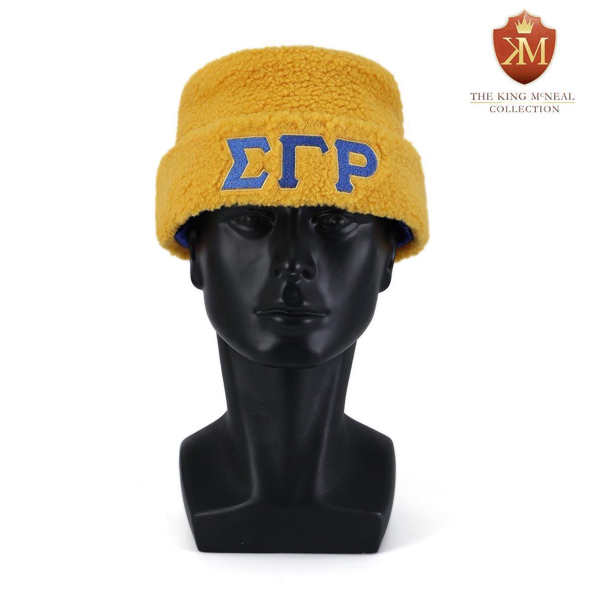 SGRho Gold Sherpa Beanie Hat