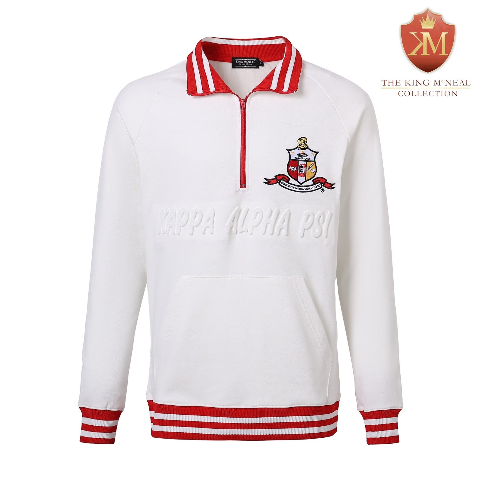 Kappa White Quarter Zip Sweatshirt