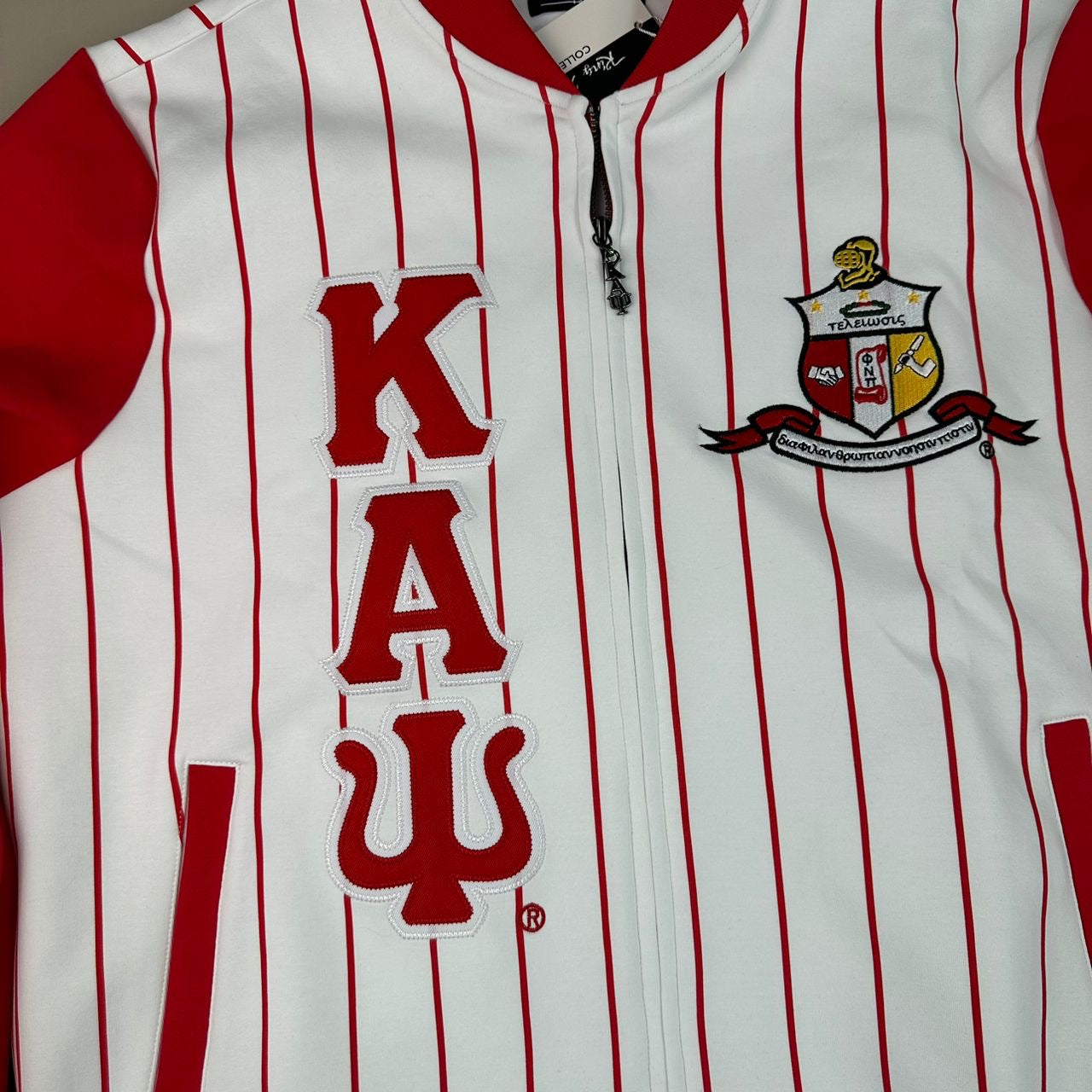 Kappa Pinstripe Tech Fleece Jacket