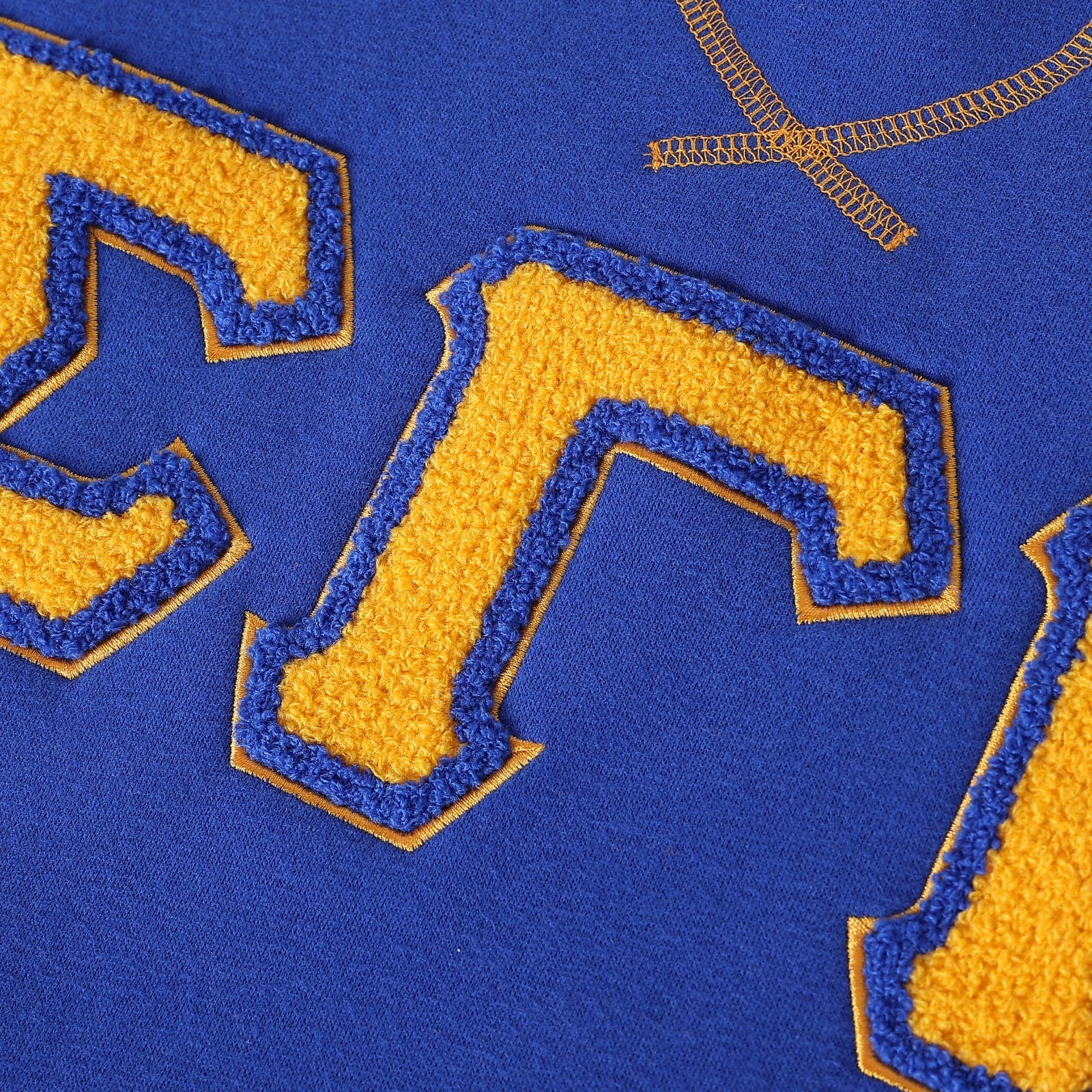 SGRho Chenille Pocket Crewneck