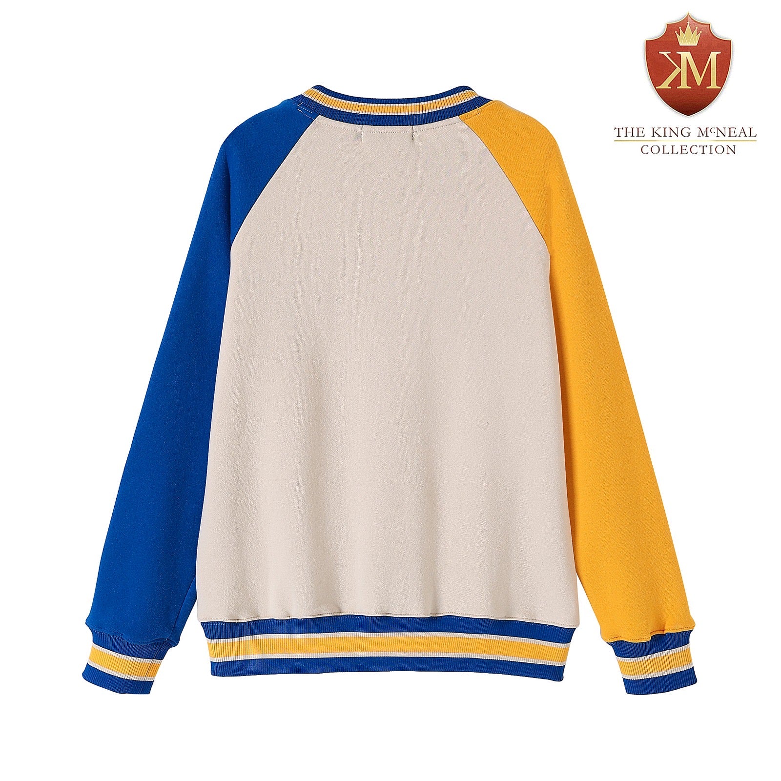 SGRho Neutral Opp Sleeve Chenille Pocket Crewneck