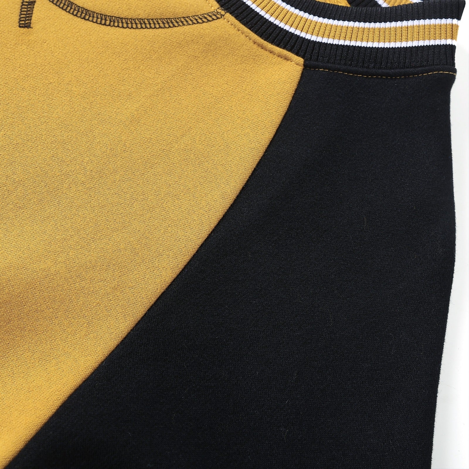 Mason Gold/Black Crest Chenille Crewneck