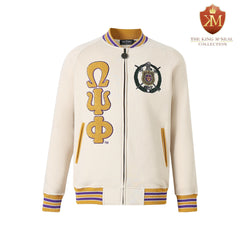 Omega Neutral Varsity Fleece Jacket