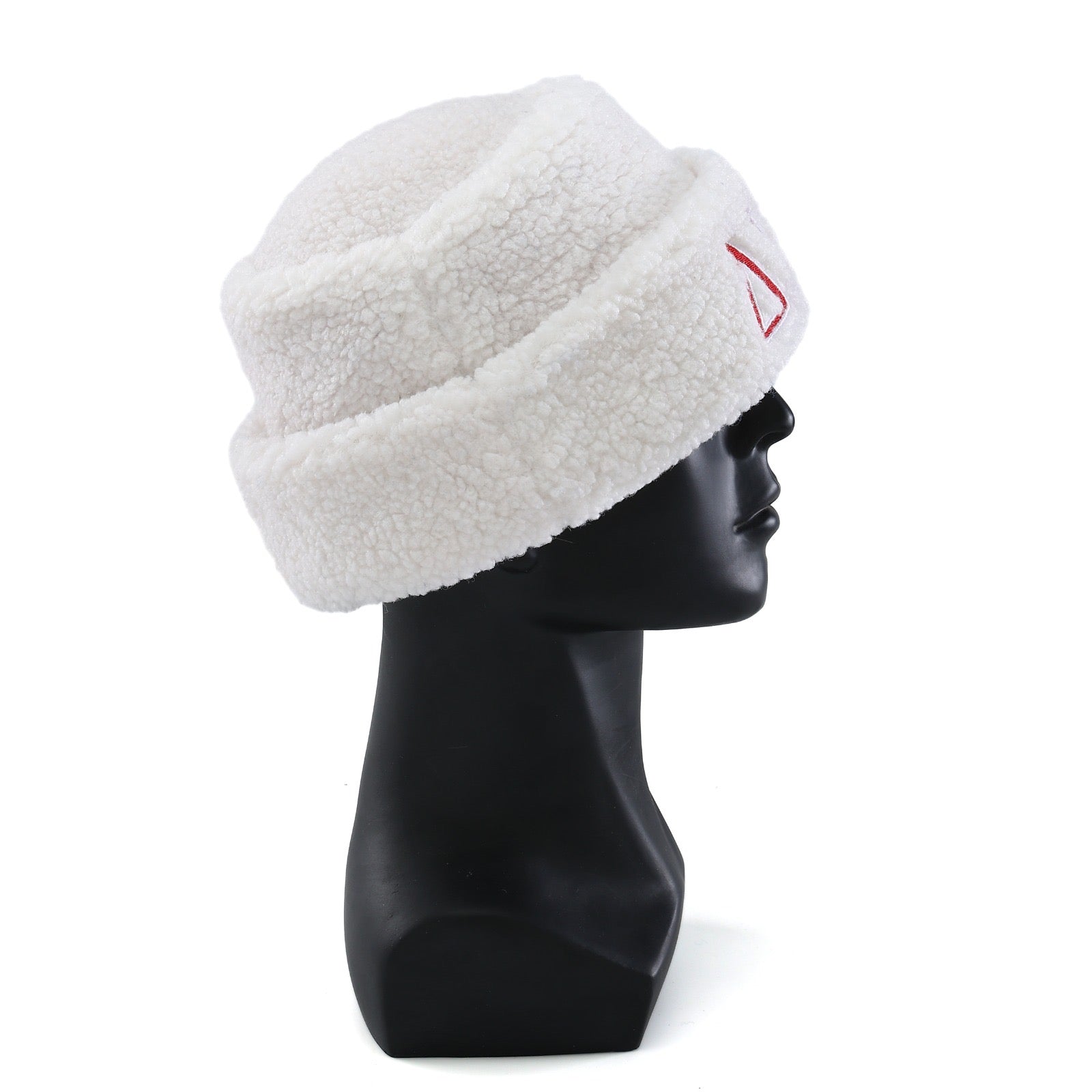 Delta White Sherpa Beanie Hat