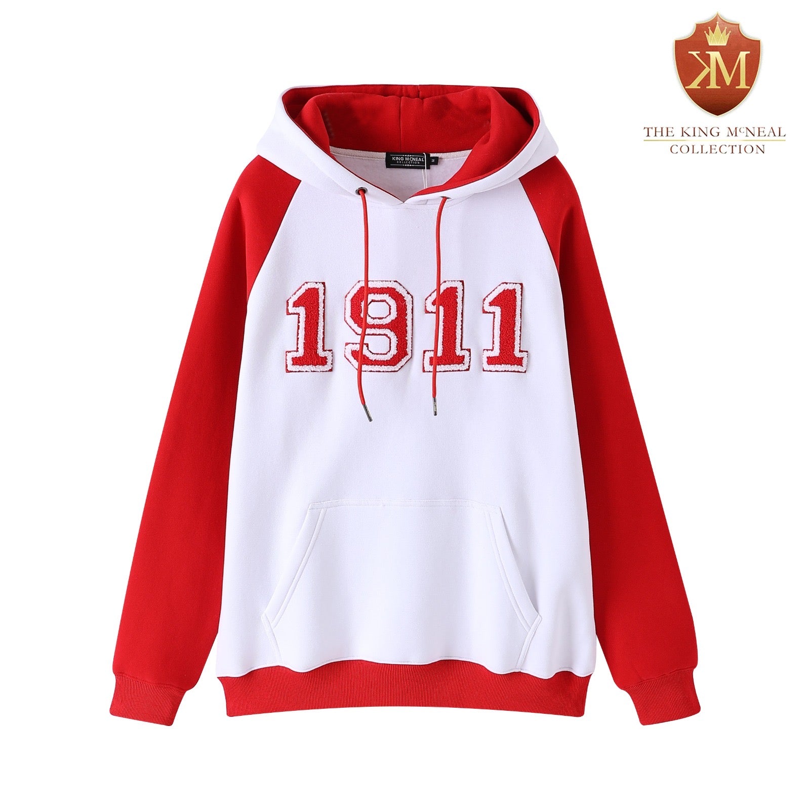 1911 Kappa Red/White Chenille Hoodie