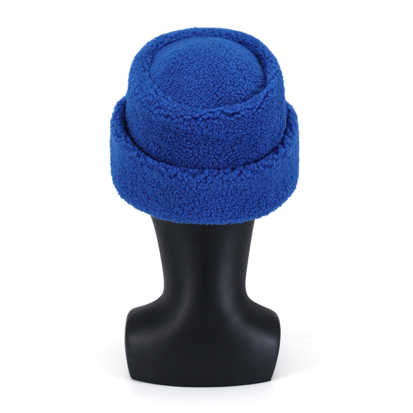 Zeta Blue Sherpa Beanie Hat