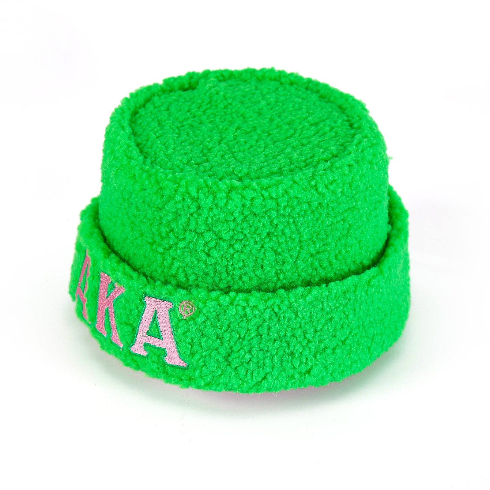 AKA Green Sherpa Beanie Hat