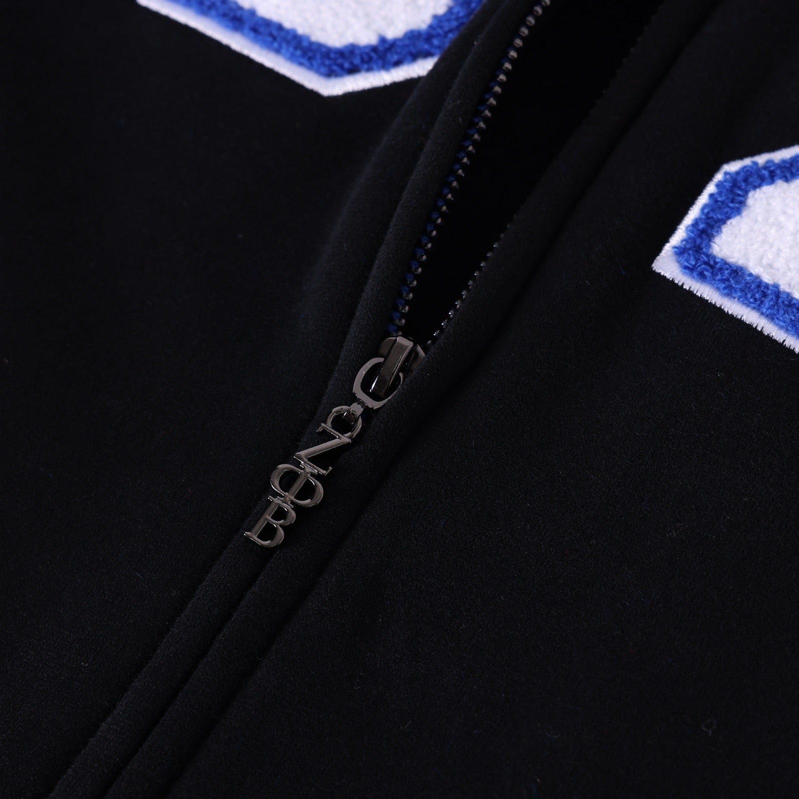 Zeta Black 1920 Varsity Fleece Jacket