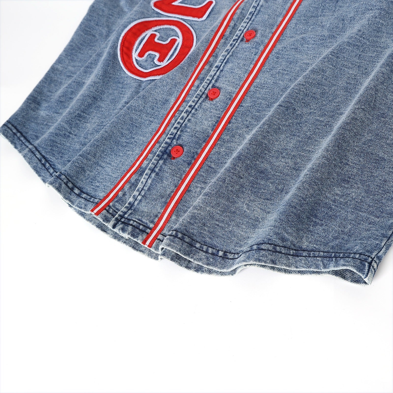 Delta Denim Baseball Jersey