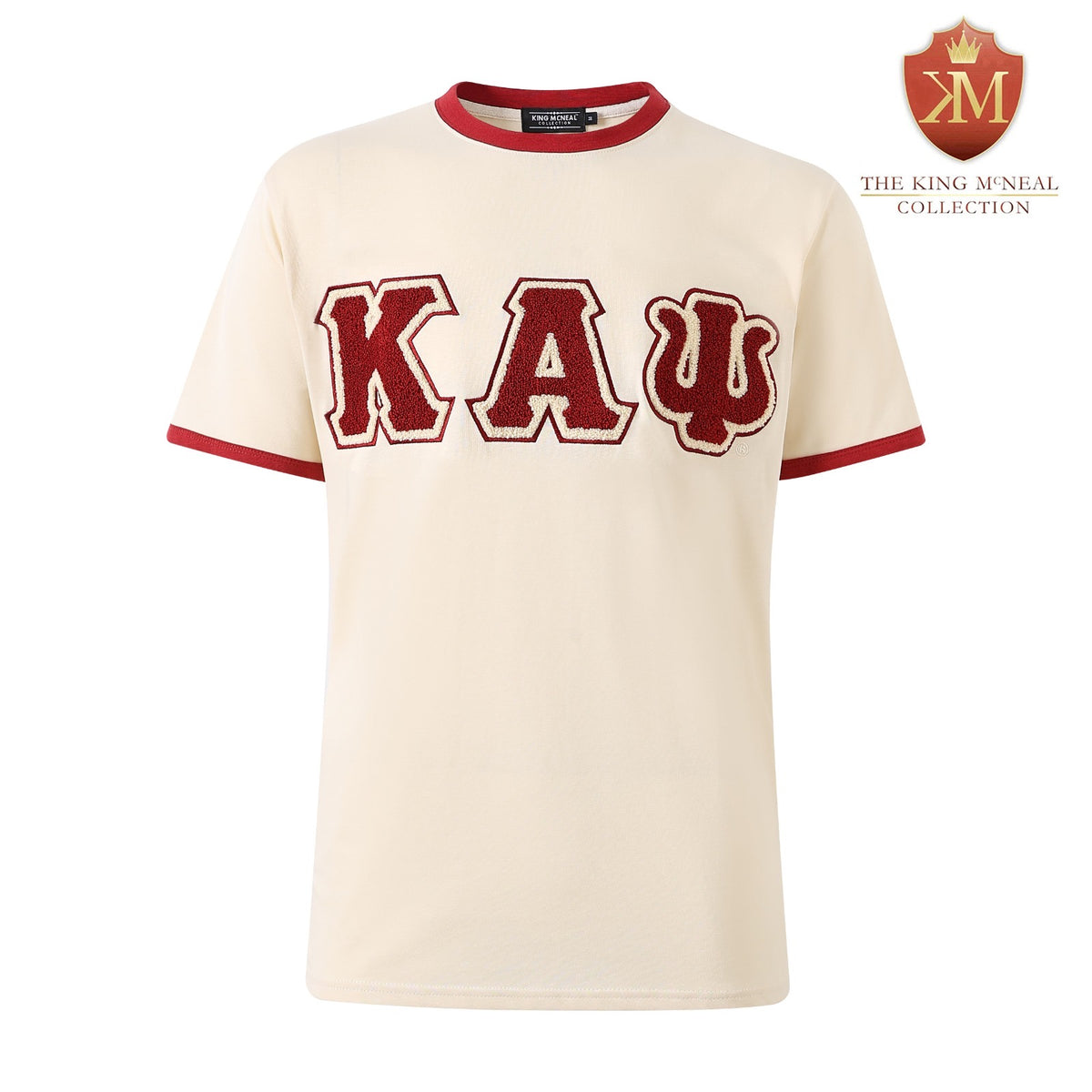 Kappa Kream Premium Chenille Letter Ringer T-Shirt