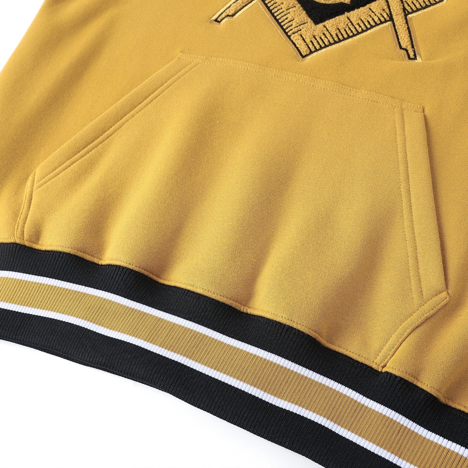 Mason Gold/Black Crest Chenille Crewneck