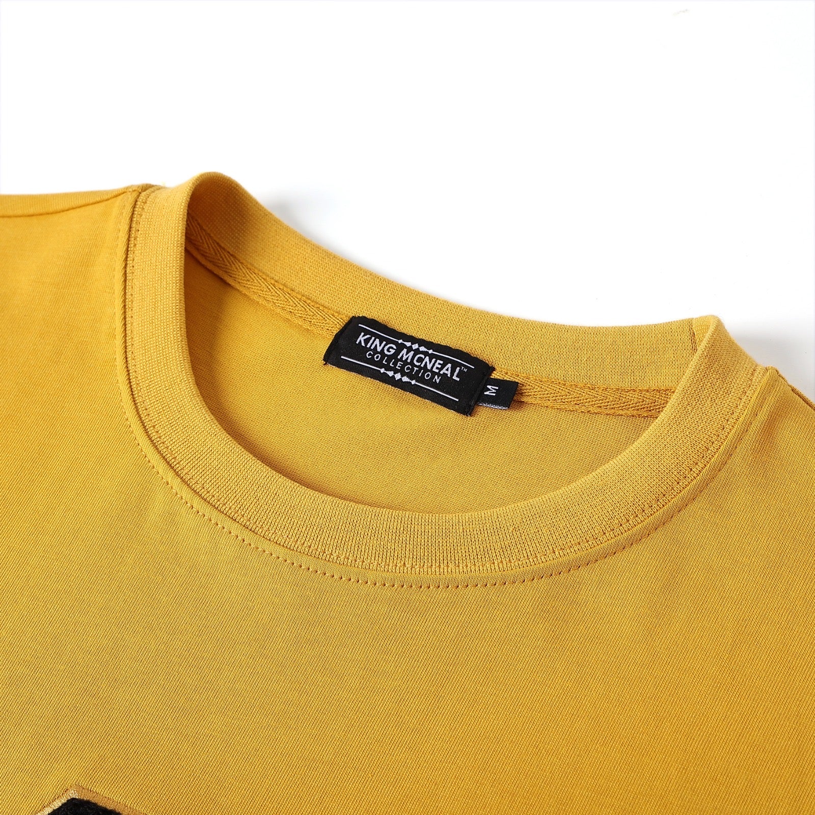 Alpha Premium Old Gold Chenille letter T-Shirt