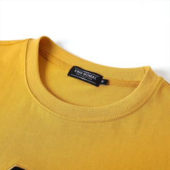 Alpha Premium Old Gold Chenille letter T-Shirt