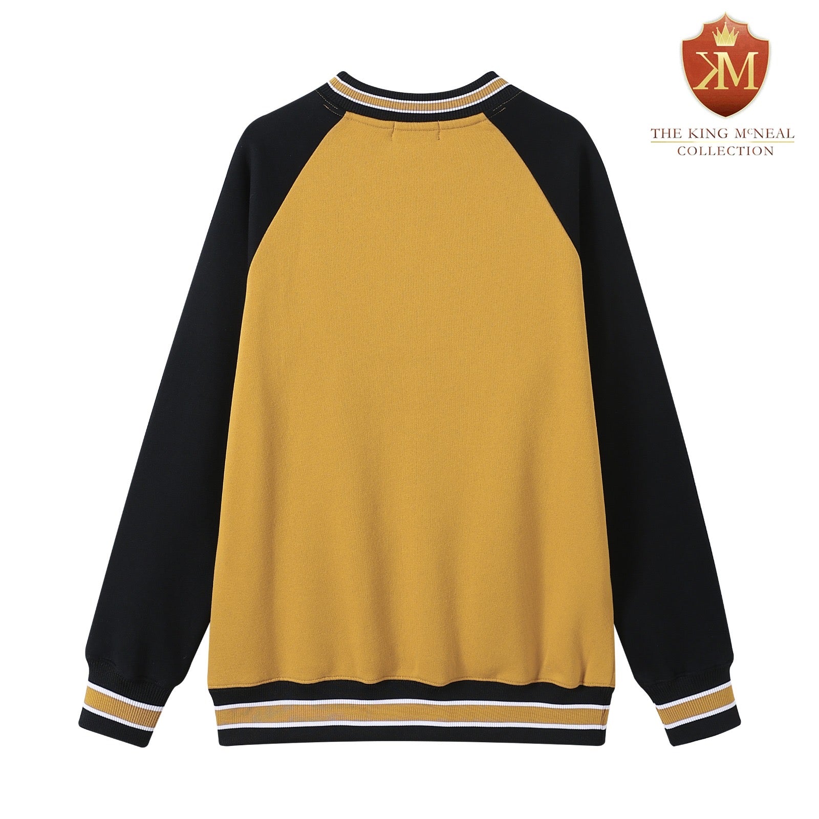 Mason Gold/Black Crest Chenille Crewneck