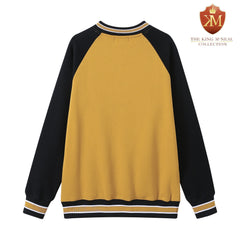 Mason Gold/Black Crest Chenille Crewneck