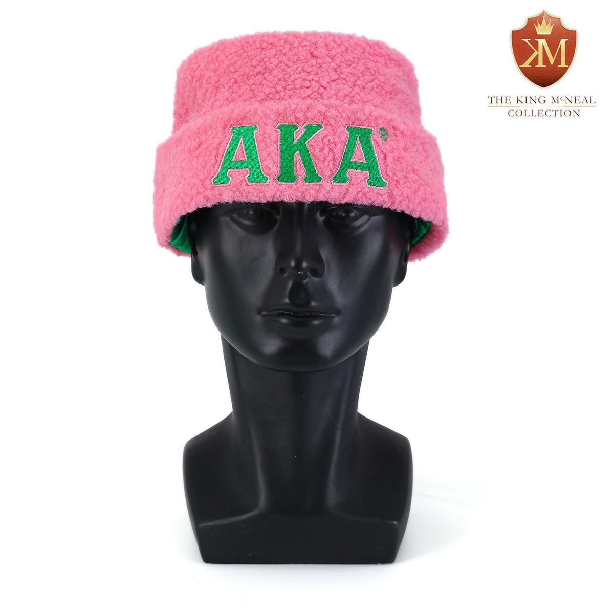 AKA Pink Sherpa Beanie Hat