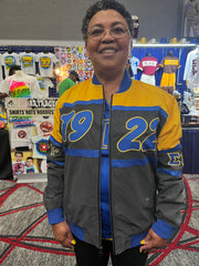 SGRho Black 3M Reflective Bomber Jacket