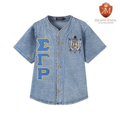 SGRho Denim Baseball Jersey