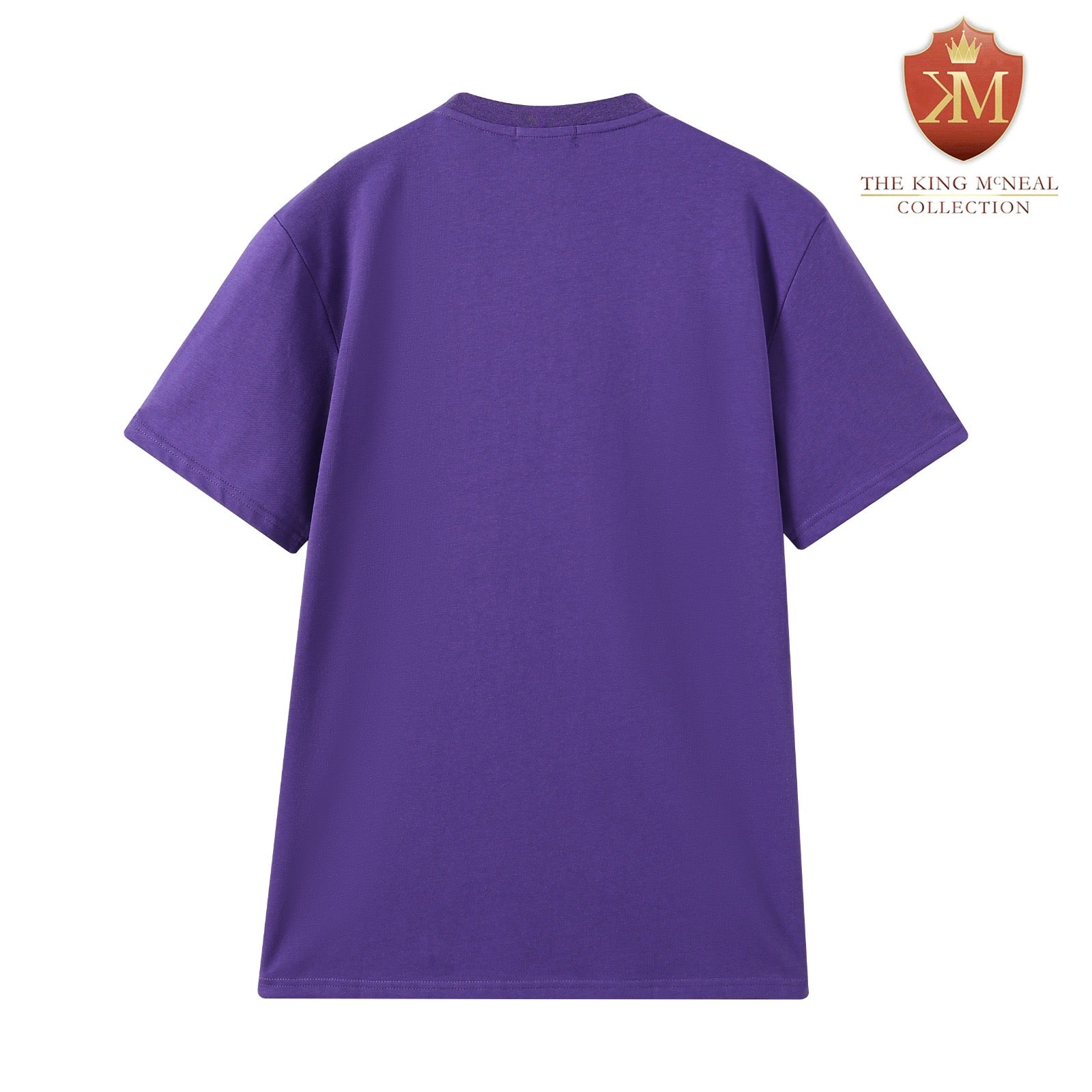 Omega Premium Purple Chenille Letter T-shirt