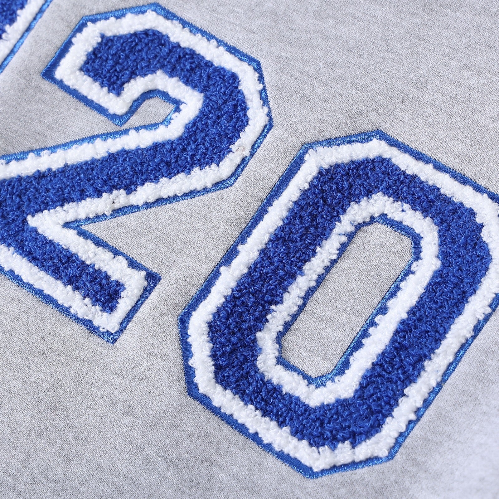 Zeta Phi Beta Grey 1920 Chenille Crewneck