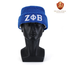 Zeta Blue Sherpa Beanie Hat