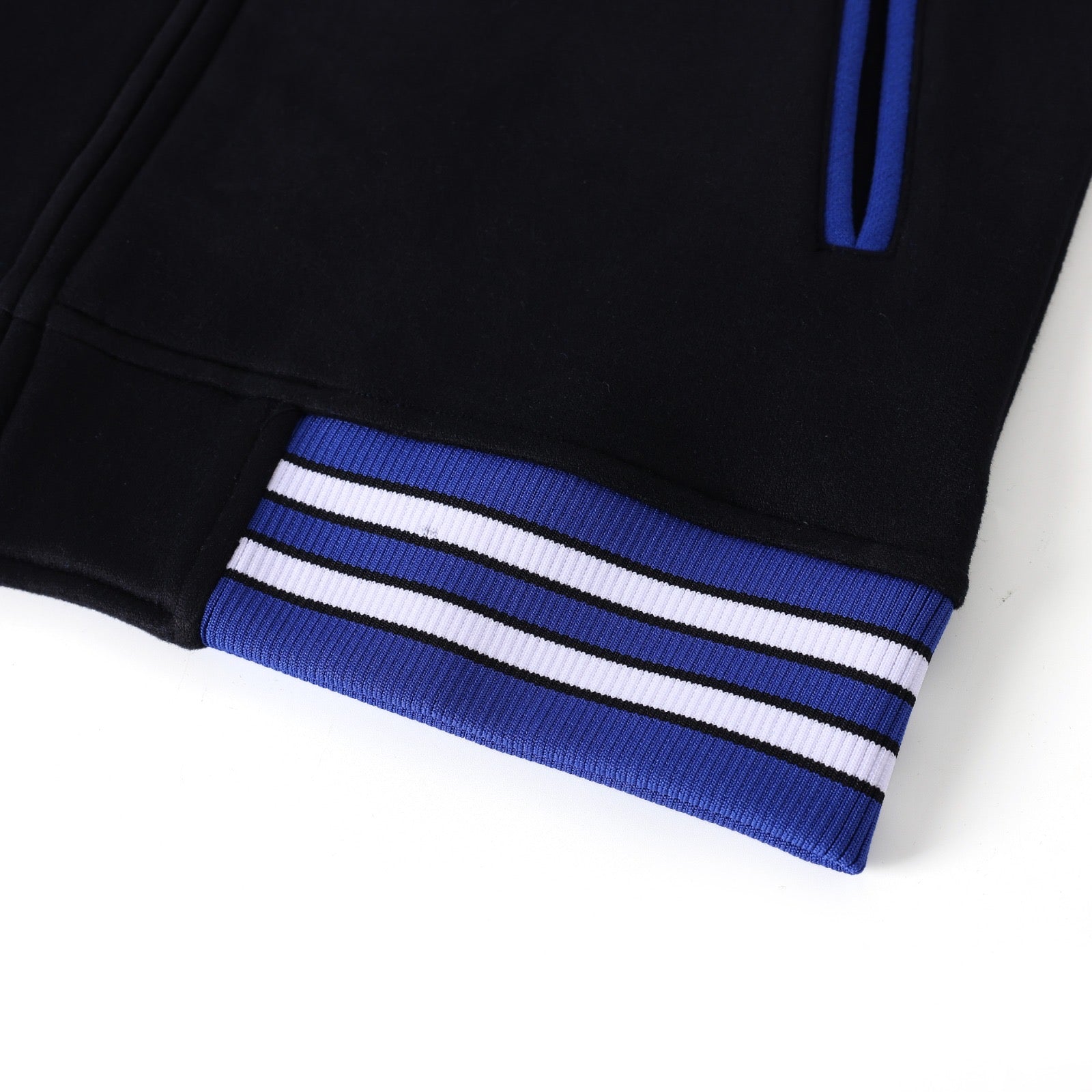 Zeta Black 1920 Varsity Fleece Jacket