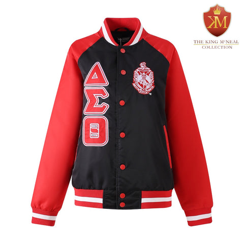 Jackets Mob Mens Louis Vuitton Supreme x Leather Varsity Jacket - Replica - Female - Red - Xs