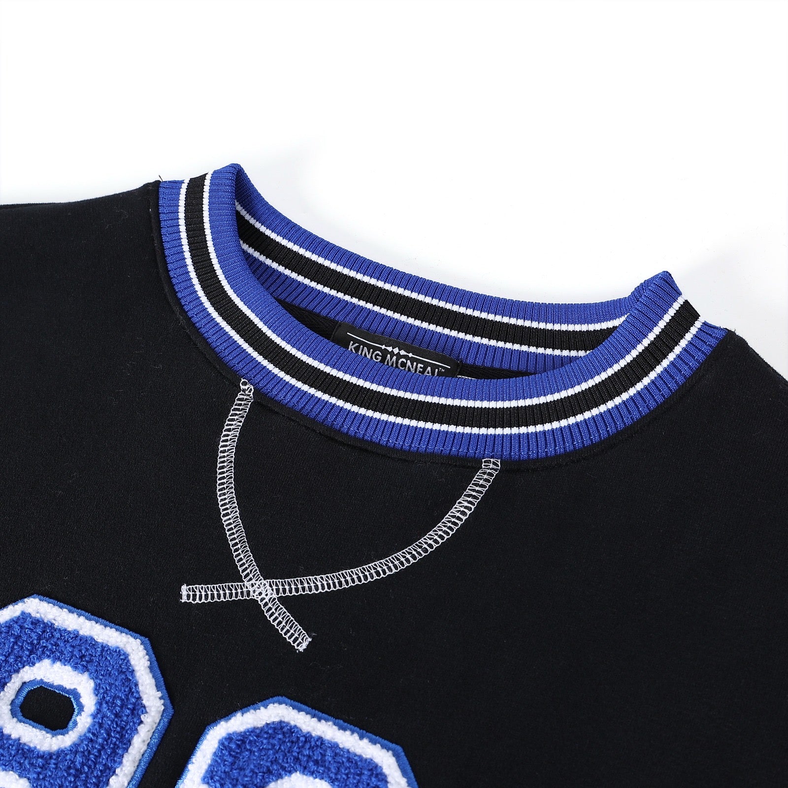 Zeta Phi Beta Black 1920 Chenille Crewneck