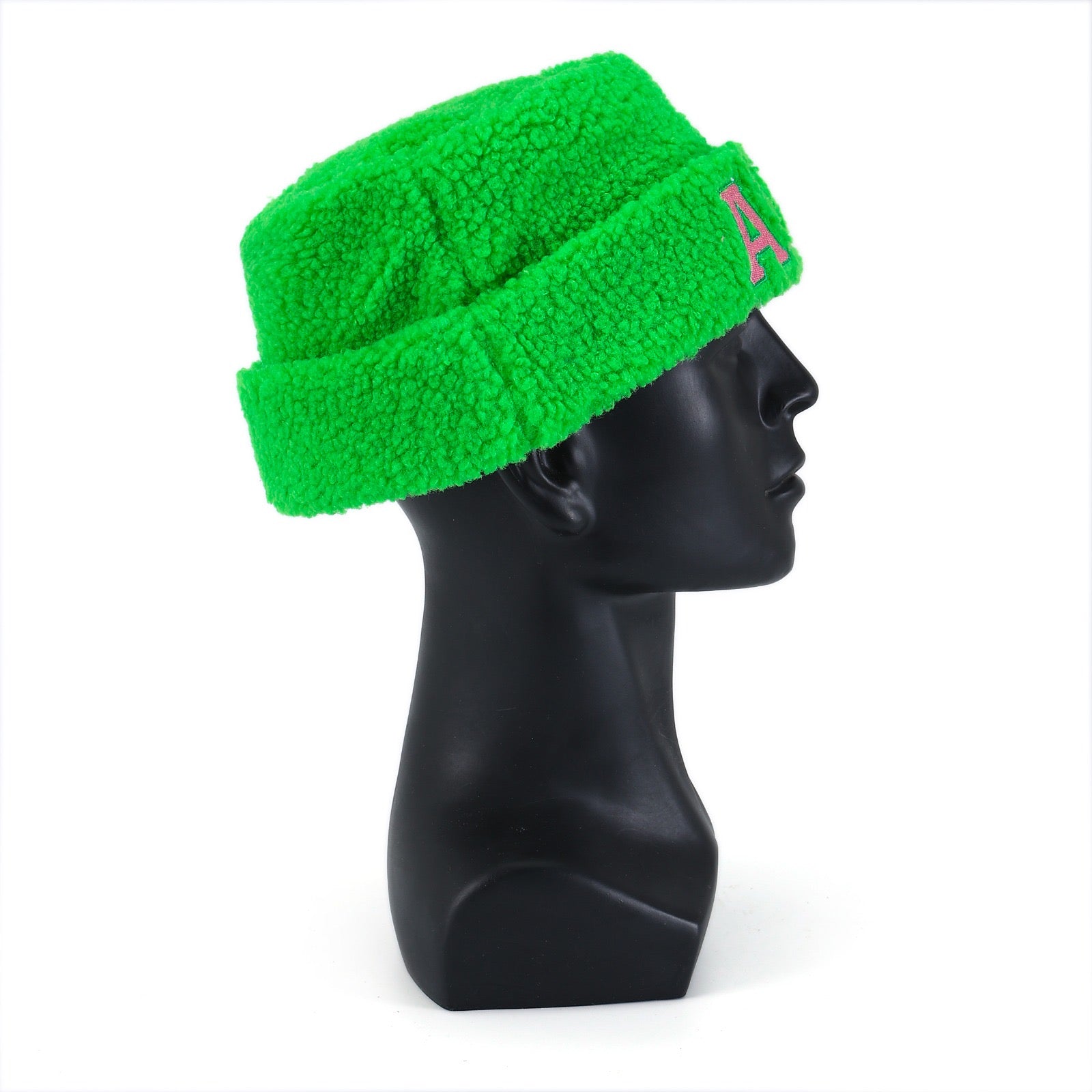 AKA Green Sherpa Beanie Hat