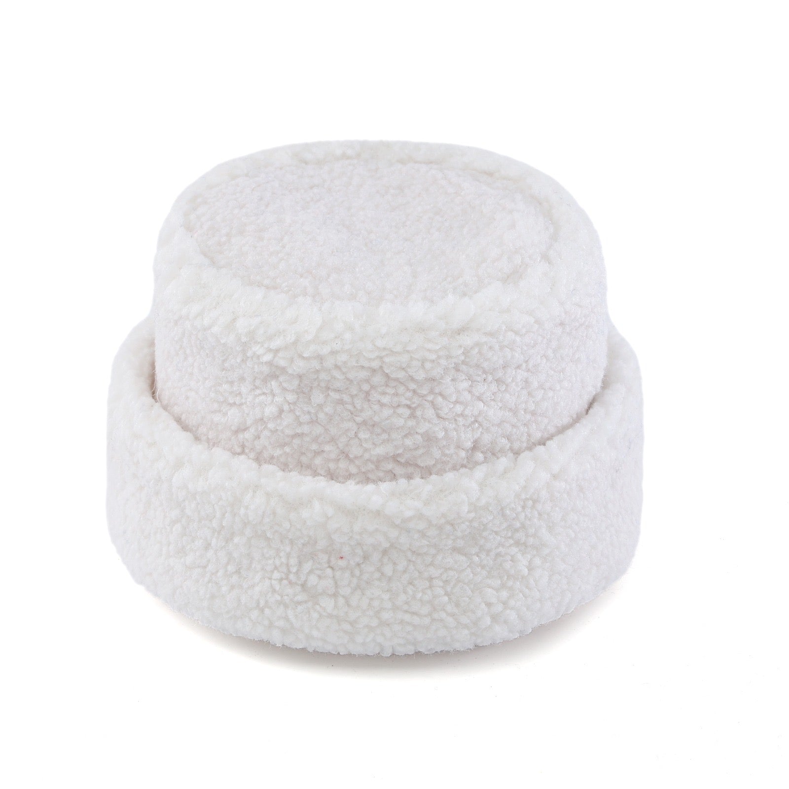 Delta White Sherpa Beanie Hat