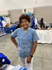 Zeta Denim Baseball Jersey