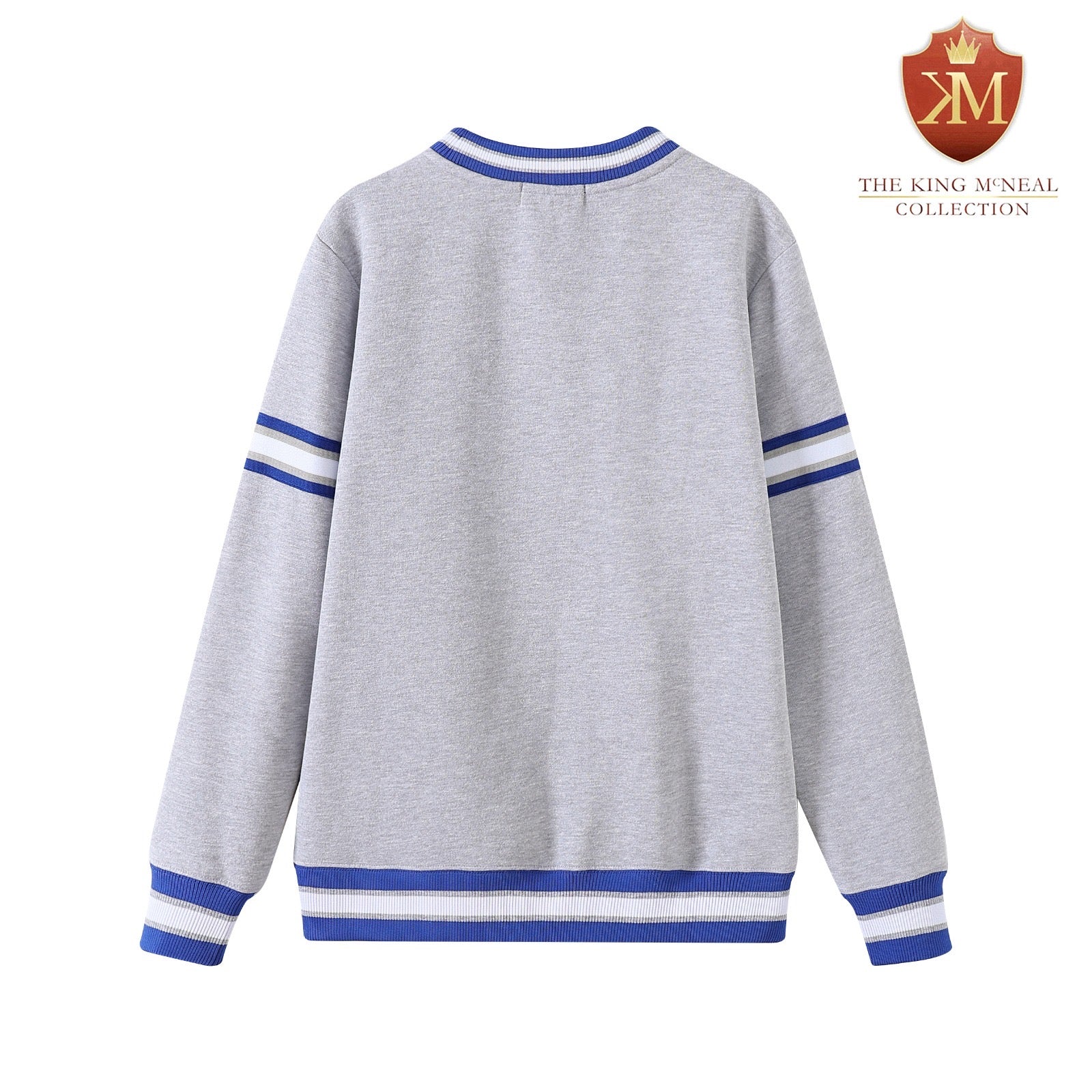 Zeta Phi Beta Grey 1920 Chenille Crewneck