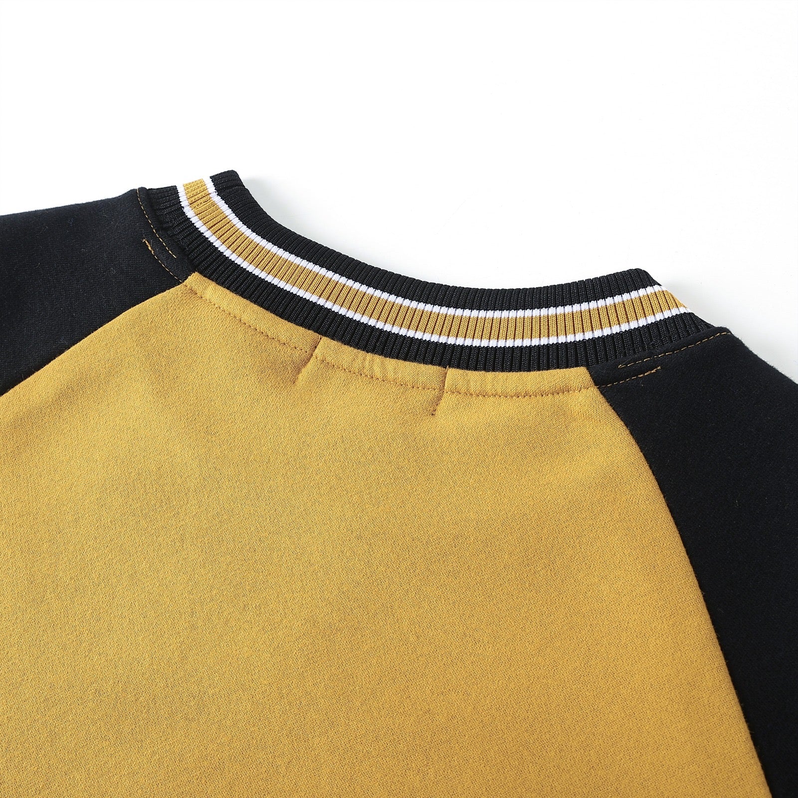 Mason Gold/Black Crest Chenille Crewneck