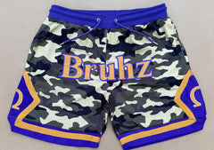 Omega Camo Heavy Mesh Basketball Shorts