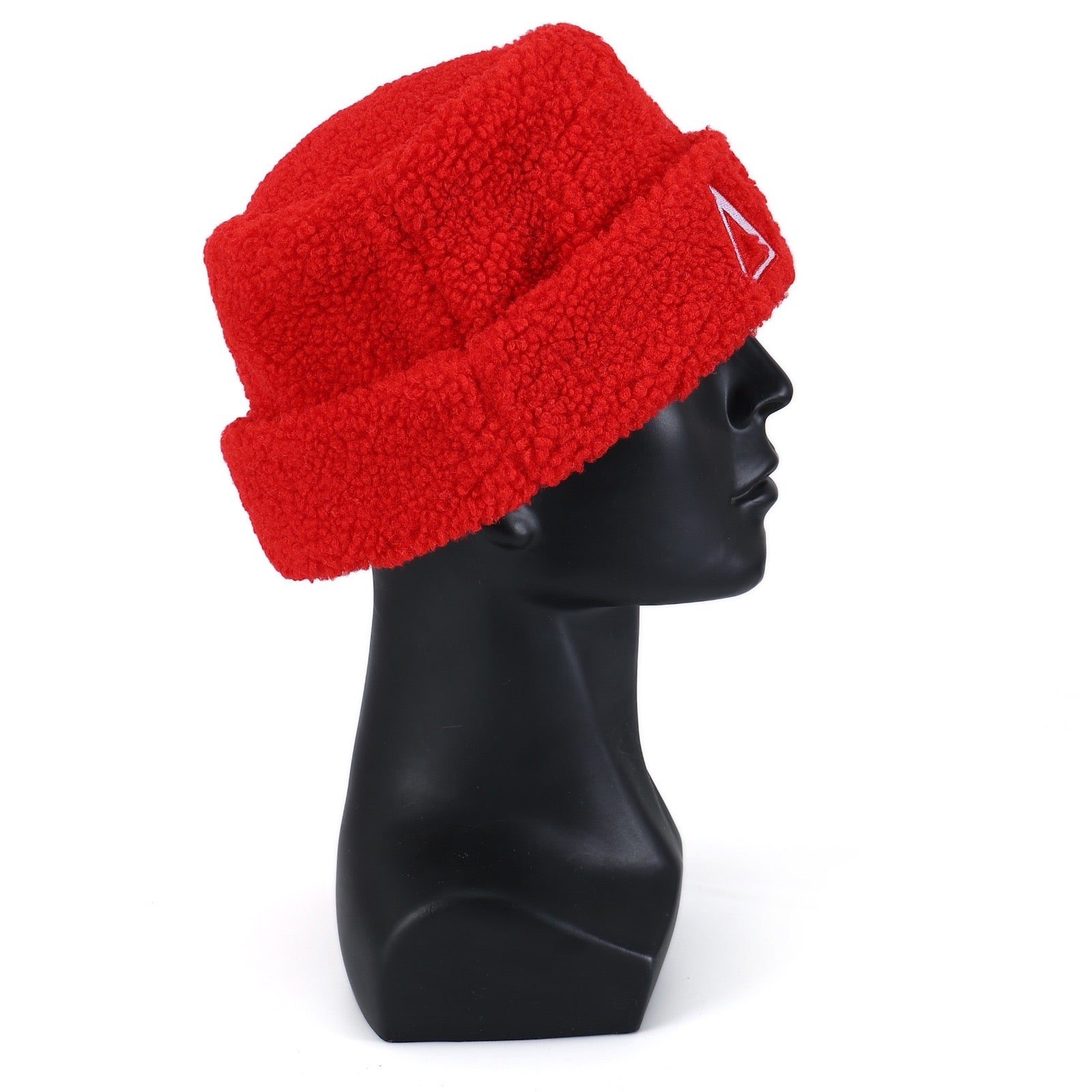 Delta Red Sherpa Beanie Hat