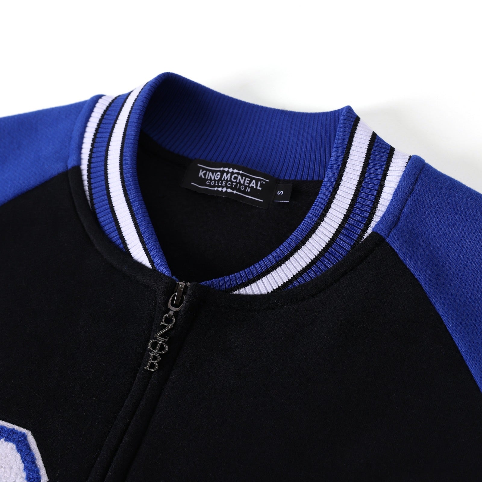 Zeta Black 1920 Varsity Fleece Jacket