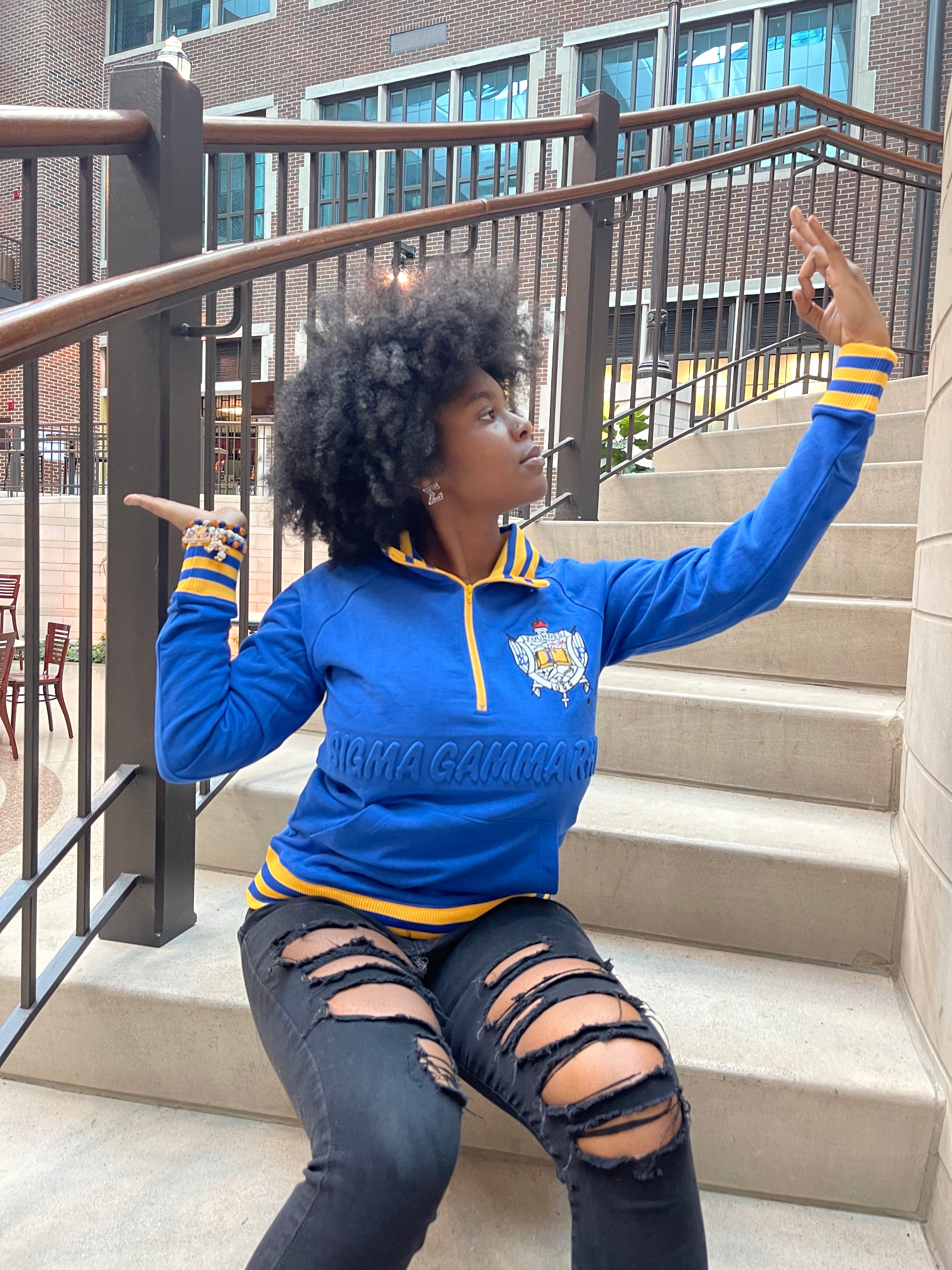 SGRho Quarter Zip Sweatshirt Unisex