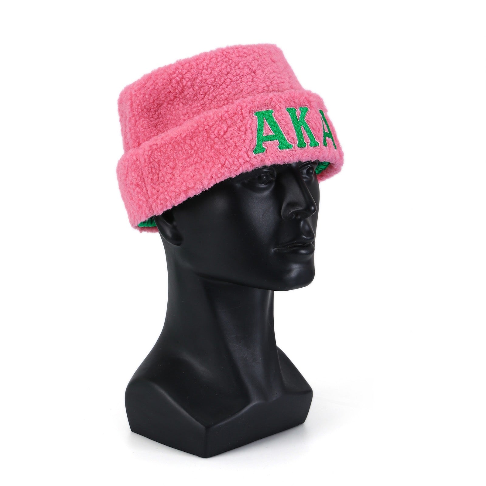 AKA Pink Sherpa Beanie Hat