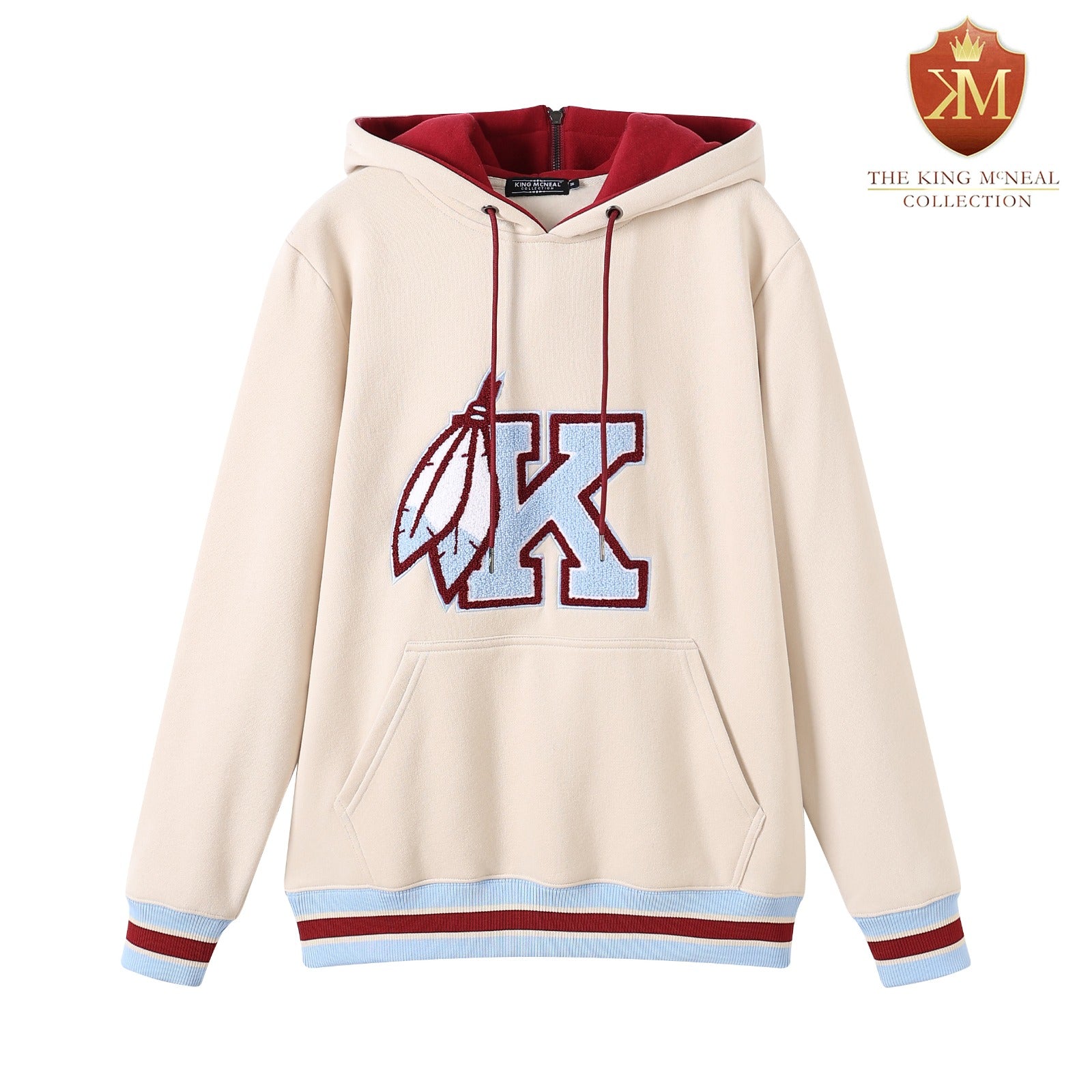 Kankakee Cream Hooded Sweatshirt