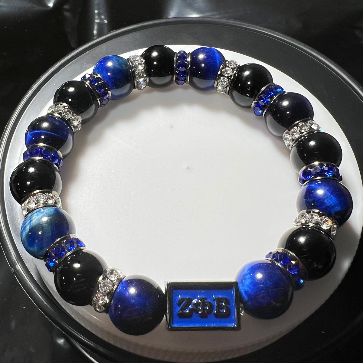 Zeta Black and Blue Bracelet