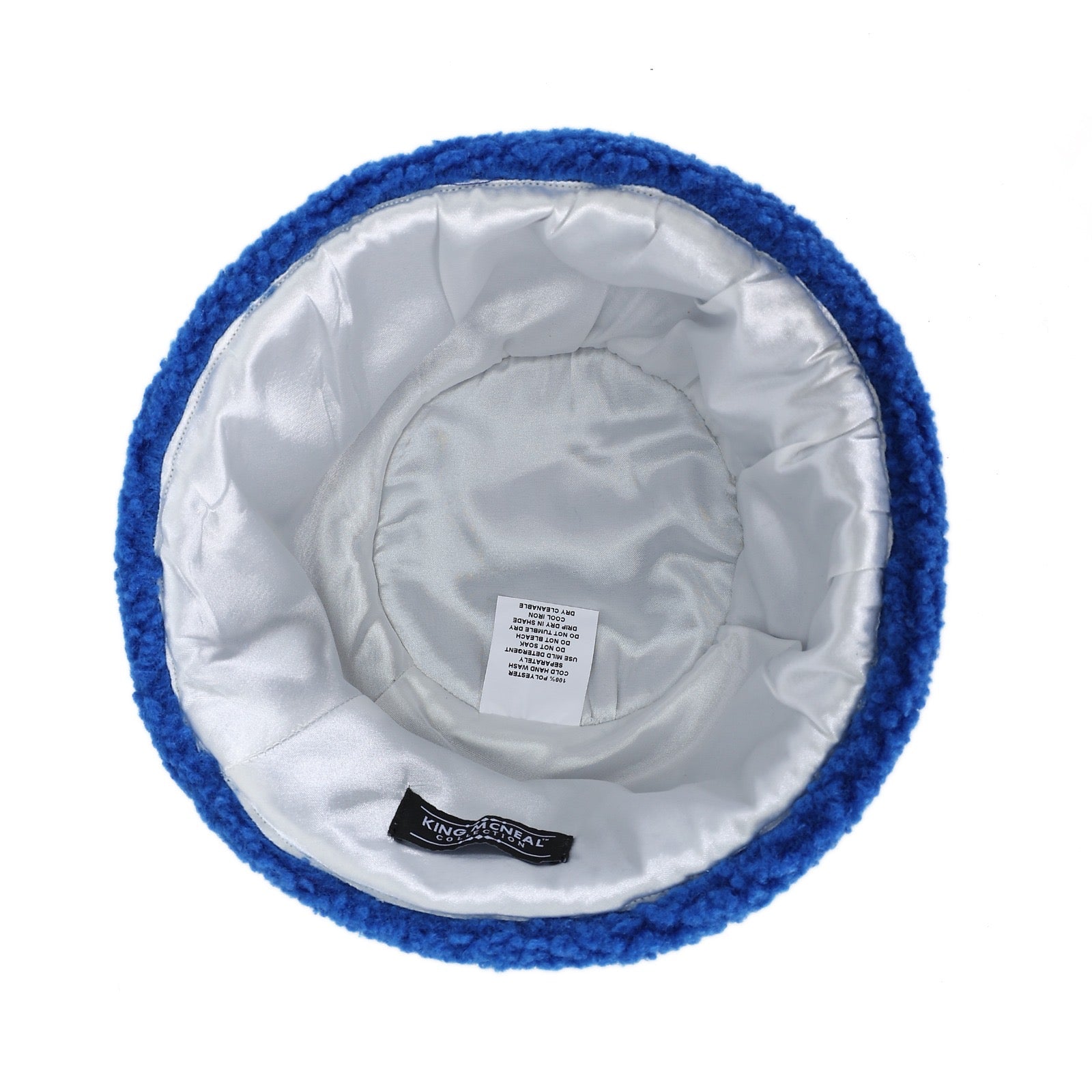 Zeta Blue Sherpa Beanie Hat