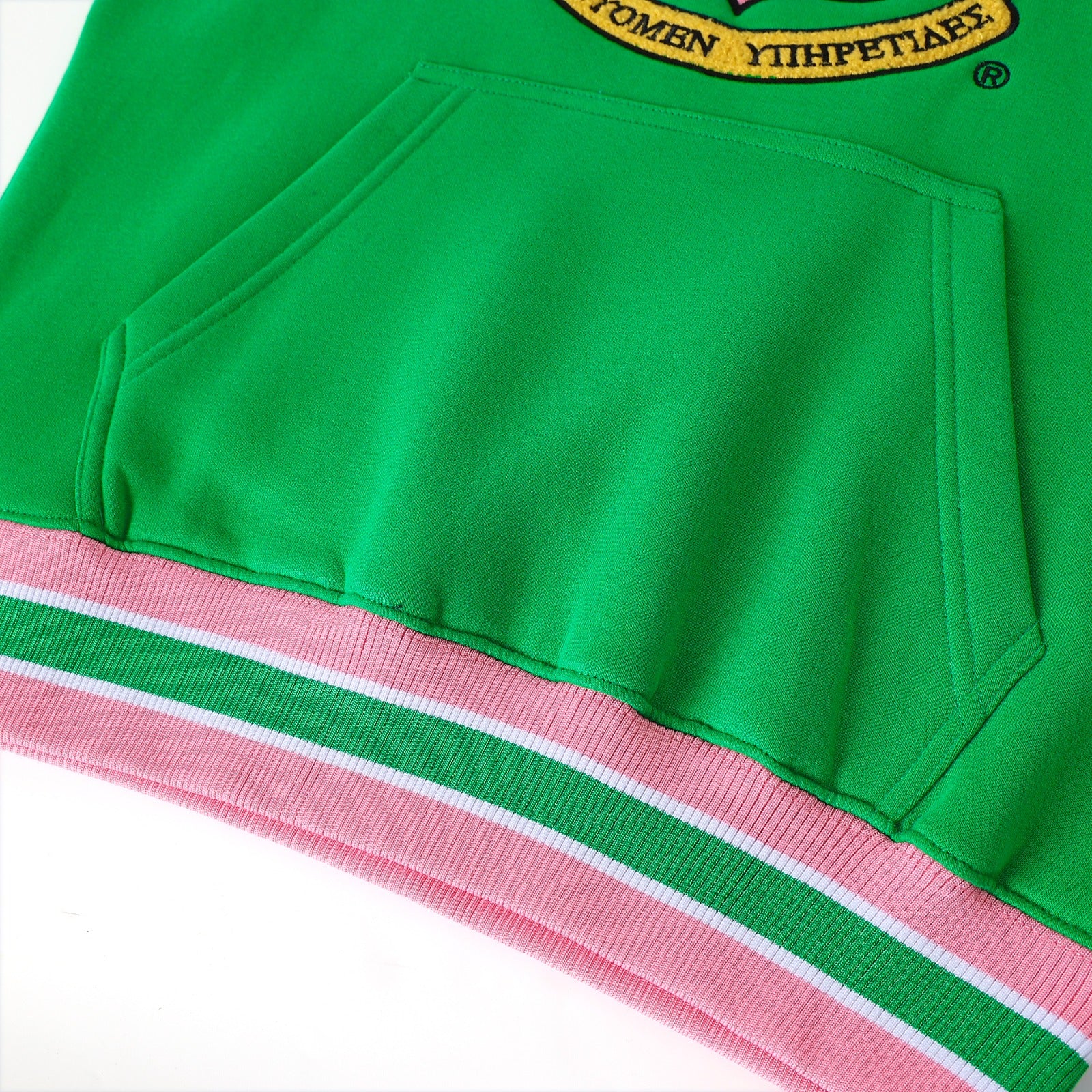 AKA Green Stripe Chenille Crewneck (Unisex Size)