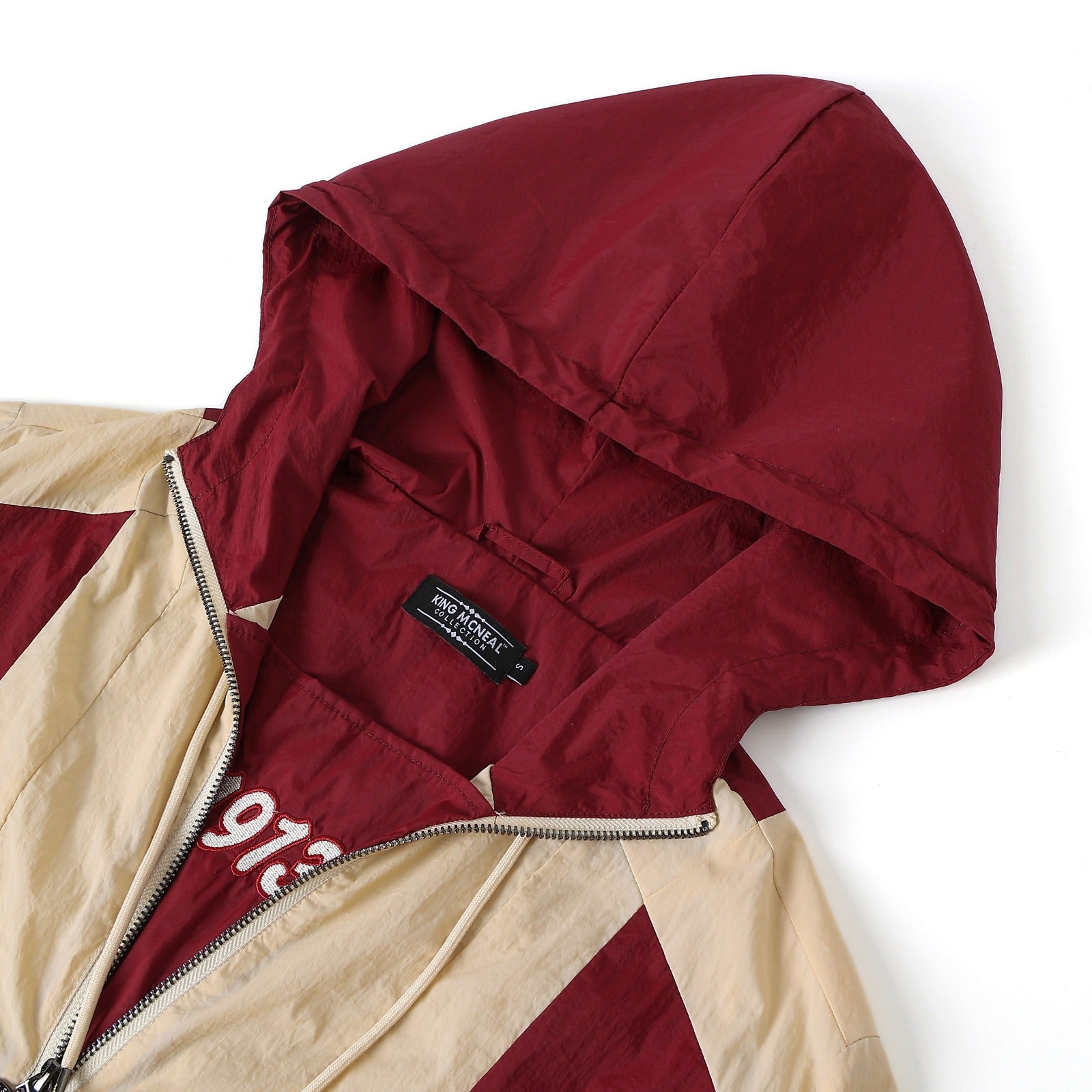 Delta Crimson Half Zip Windbreaker Jacket