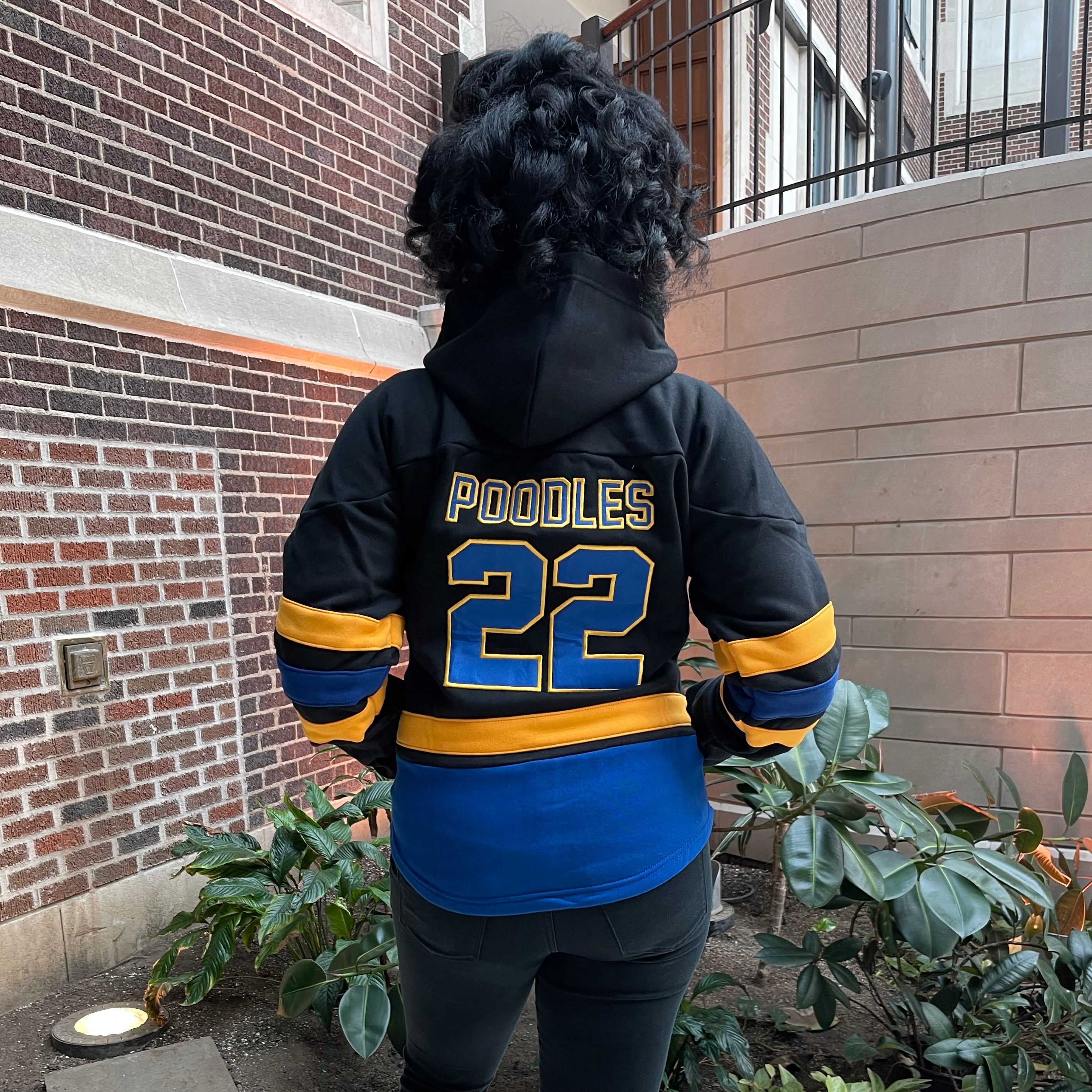 SGRho Black Hockey Hoodie Unisex