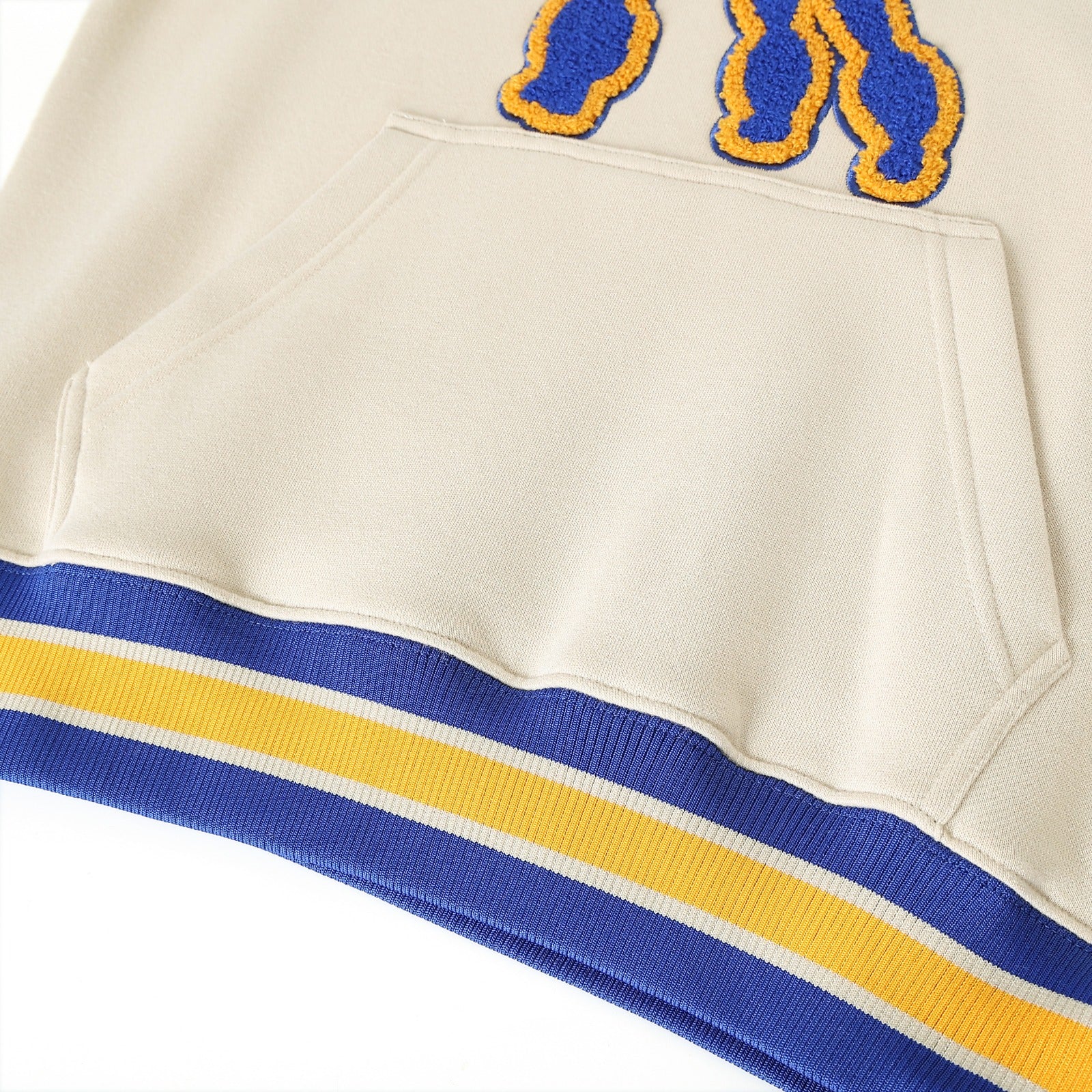 SGRho Poodle Neutral Chenille Pocket Crewneck