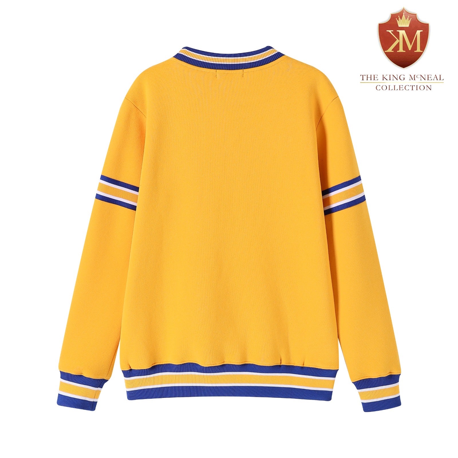 SGRho Gold Crest Chenille Pocket Crewneck