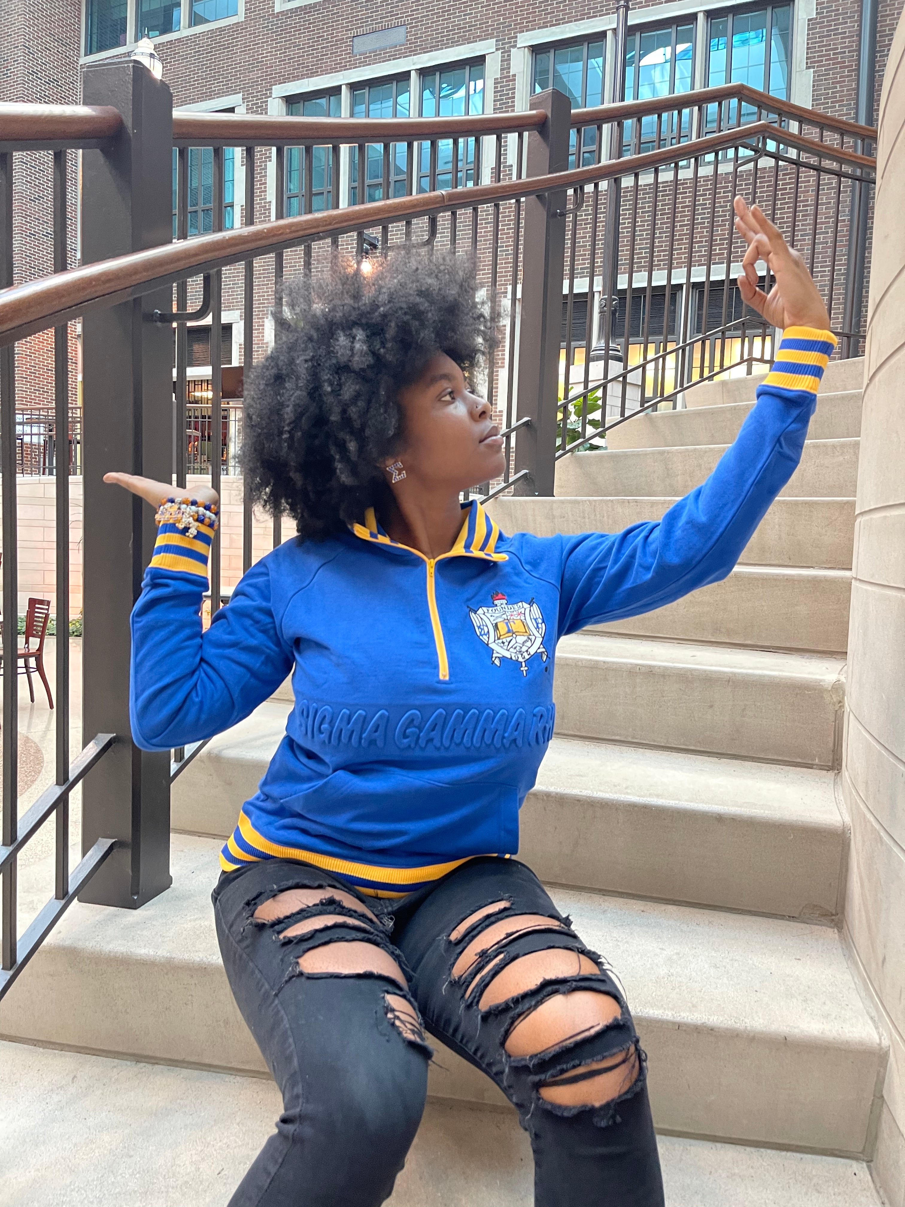 SGRho Quarter Zip Sweatshirt Unisex