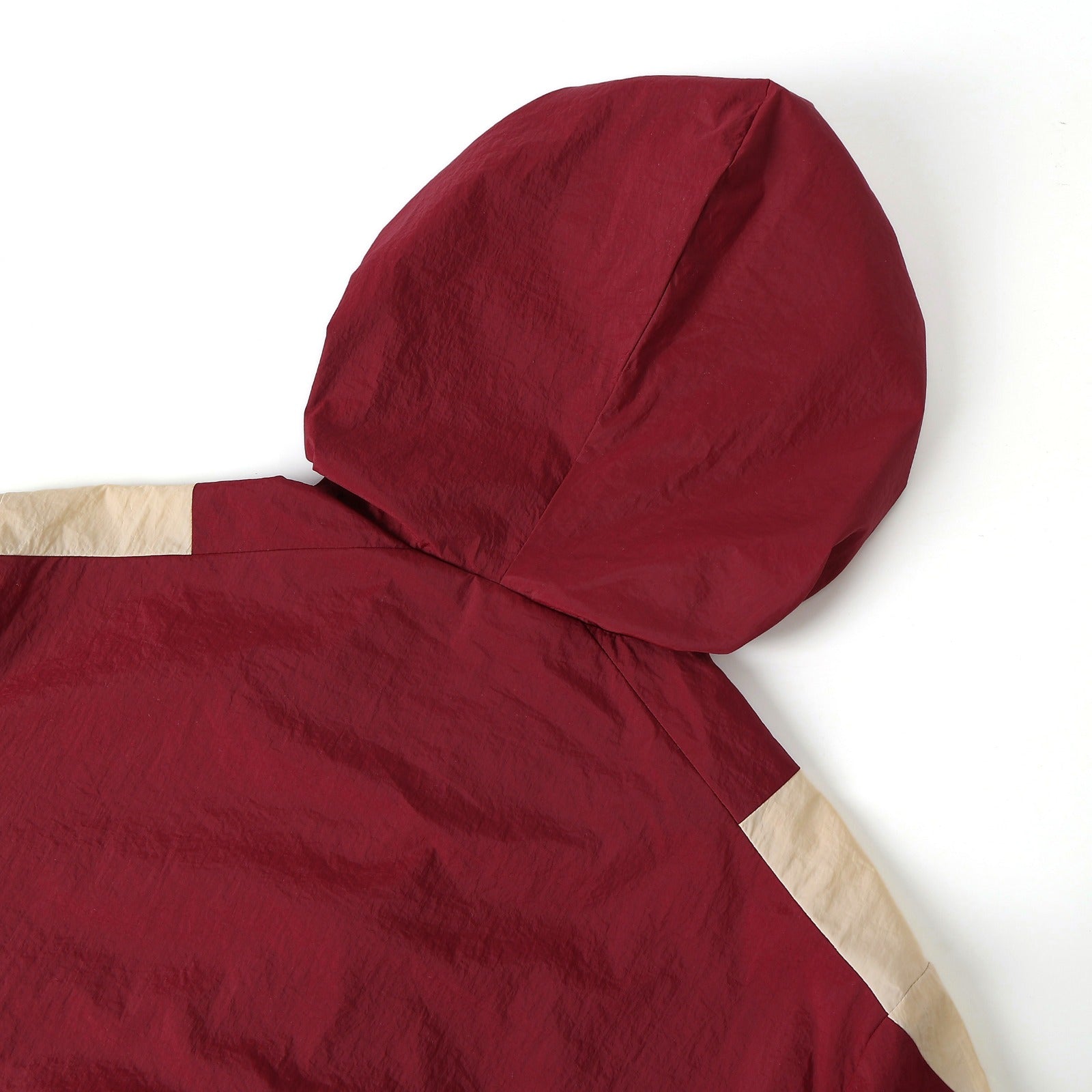 Delta Crimson Half Zip Windbreaker Jacket